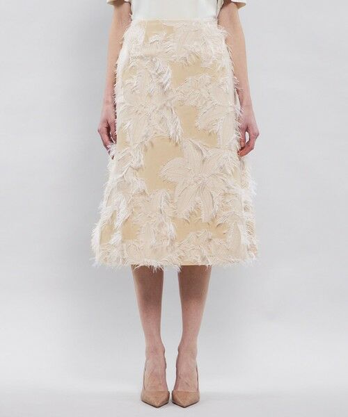 EPOCA / エポカ ロング・マキシ丈スカート | フィオーレフリンジジャカード Aラインスカート | 詳細6