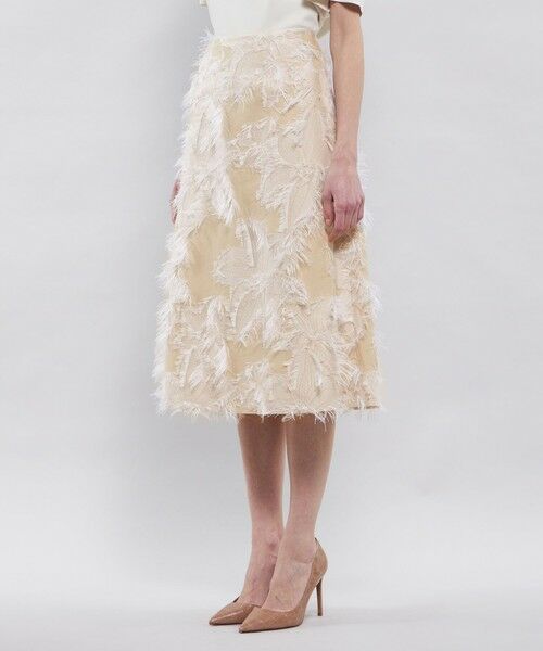 EPOCA / エポカ ロング・マキシ丈スカート | フィオーレフリンジジャカード Aラインスカート | 詳細7