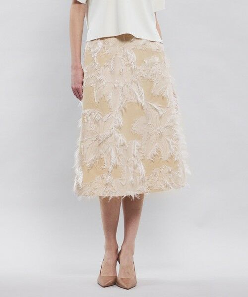EPOCA / エポカ ロング・マキシ丈スカート | フィオーレフリンジジャカード Aラインスカート | 詳細12
