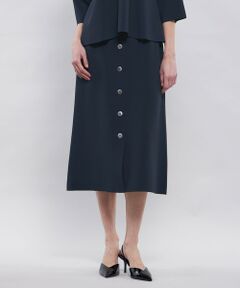 EPOCA / エポカ ロング・マキシ丈スカート | 【La maglia】 フロントボタンニットスカート