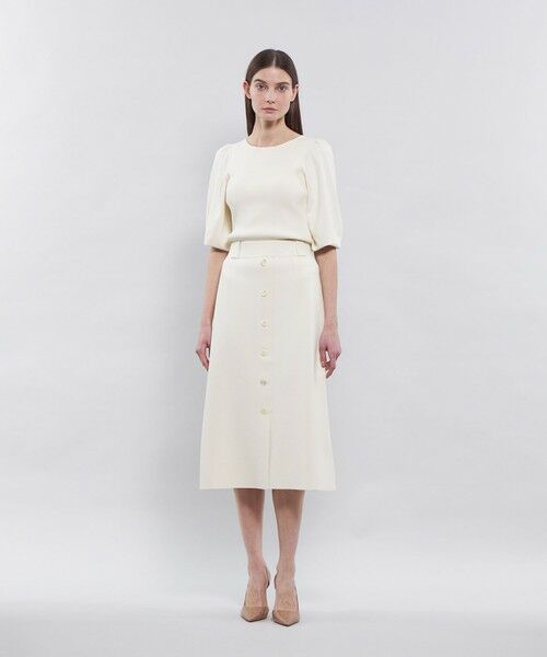 EPOCA / エポカ ロング・マキシ丈スカート | 【La maglia】 フロントボタンニットスカート | 詳細1