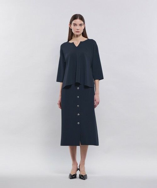 EPOCA / エポカ ロング・マキシ丈スカート | 【La maglia】 フロントボタンニットスカート | 詳細2