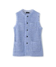 EPOCA / エポカ ノーカラージャケット | 【COOHEM】ベーシックツイードベスト《WEB＆EPOCA THE SHOP店舗限定》