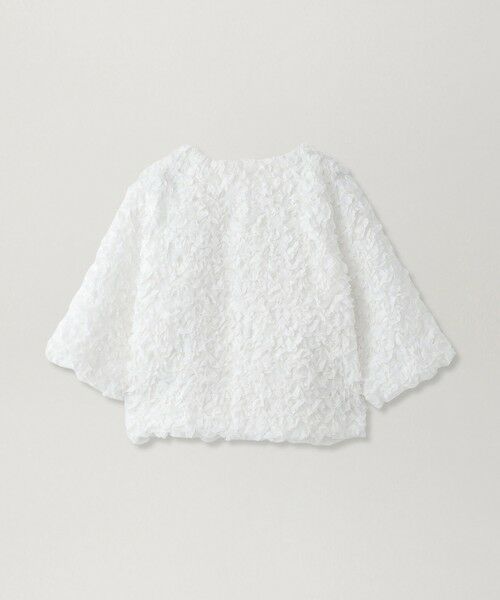 EPOCA / エポカ ノーカラージャケット | 【MIHOKO SAITO】フリルジャケット《WEB＆EPOCA THE SHOP店舗限定》 | 詳細1
