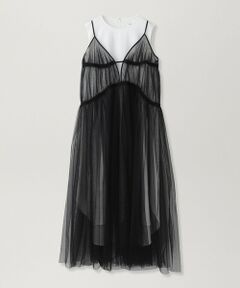 EPOCA / エポカ ロング・マキシ丈ワンピース | 【EZUMi】チュールドッキングワンピース《WEB＆EPOCA THE SHOP店舗限定》