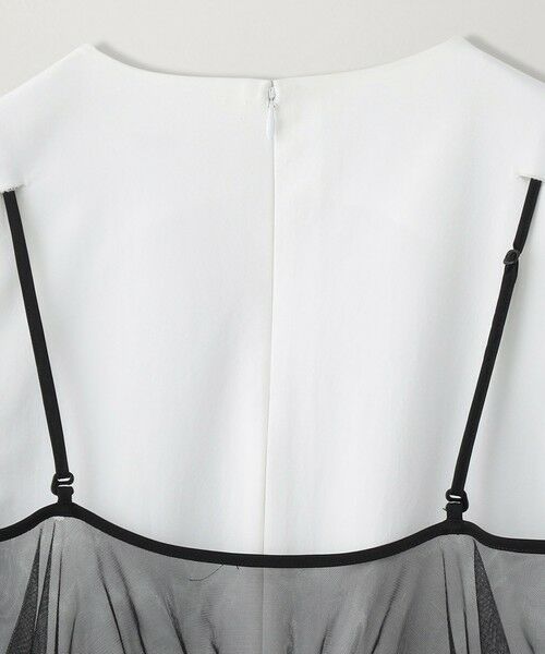 EPOCA / エポカ ロング・マキシ丈ワンピース | 【EZUMi】チュールドッキングワンピース《WEB＆EPOCA THE SHOP店舗限定》 | 詳細10