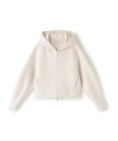 EPOCA / エポカ ノーカラージャケット | 【EPOCA STORIA】 コットンエアーダンボール ジップアップフーディー 《WEB＆EPOCA THE SHOP店舗限定》