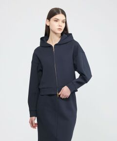 レディース セットアップ サイズL EPOCA ノーカラー ボタン無し ブラック EPOCA / エポカ (レディース) ノーカラージャケット