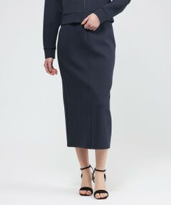 【極美品】EPOCA　エポカ　ペプラム　セットアップ　スカート　黒　伸縮性あり セール】日本製 ペプラムトップス×スカートセットアップ
