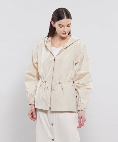 EPOCA / エポカ その他アウター | ライトメモリータフタ フーデッドジップブルゾン | 詳細15