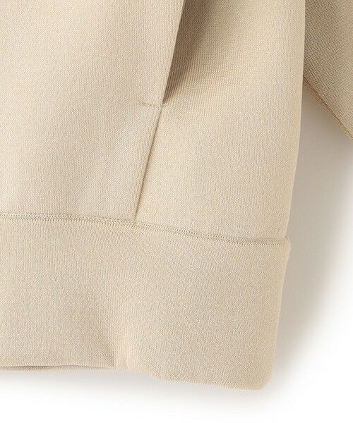 EPOCA / エポカ ノーカラージャケット | メタルライクヤーンニット ジップアップフーディー | 詳細7