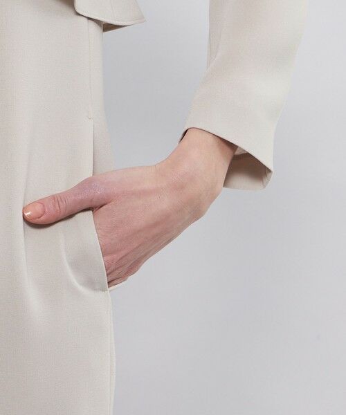 EPOCA / エポカ ロング・マキシ丈ワンピース | ソフトダブルクロス Iラインドレス | 詳細6