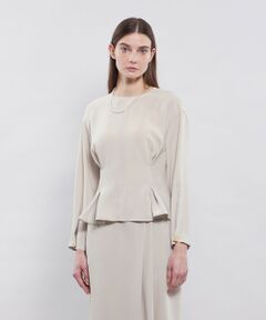 EPOCA / エポカ シャツ・ブラウス | ソフトダブルクロス タックデザインブラウス