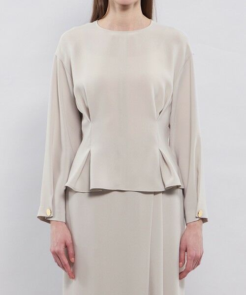 EPOCA / エポカ シャツ・ブラウス | ソフトダブルクロス タックデザインブラウス | 詳細3