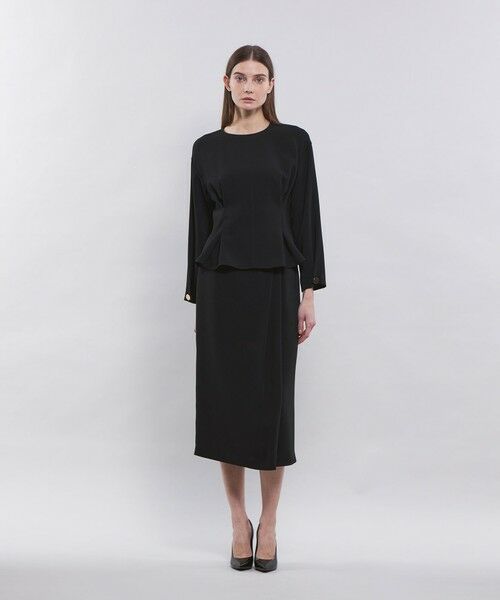 EPOCA / エポカ シャツ・ブラウス | ソフトダブルクロス タックデザインブラウス | 詳細1