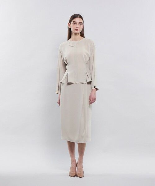 EPOCA / エポカ シャツ・ブラウス | ソフトダブルクロス タックデザインブラウス | 詳細2