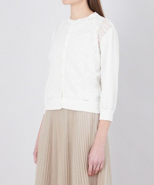 EPOCA / エポカ ニット・セーター | リバーレースコンビ ニットカーディガン | 詳細4