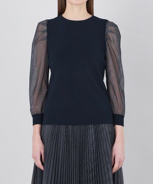 EPOCA / エポカ ニット・セーター | チュールコンビニットプルオーバー | 詳細4