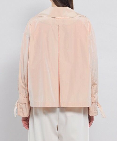 EPOCA / エポカ ノーカラージャケット | ライトメモリータフタ ショートトレンチコート | 詳細10