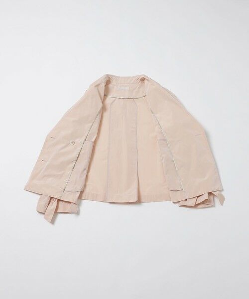 EPOCA / エポカ ノーカラージャケット | ライトメモリータフタ ショートトレンチコート | 詳細13