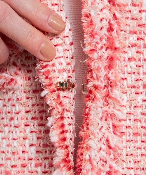 EPOCA / エポカ ノーカラージャケット | ライトファンシーツィード ノーカラージャケット | 詳細9