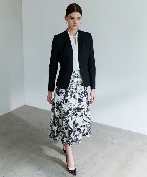 EPOCA / エポカ ノーカラージャケット | ドライオックス Vネックノーカラージャケット | 詳細1