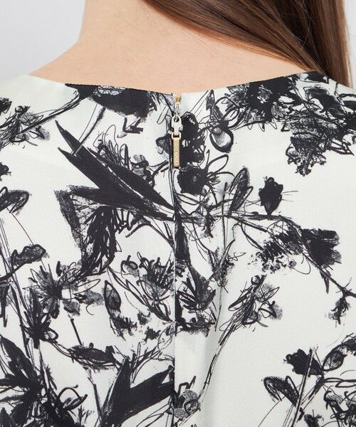 EPOCA / エポカ ロング・マキシ丈ワンピース | シャドウフラワープリント Iラインドレス | 詳細6