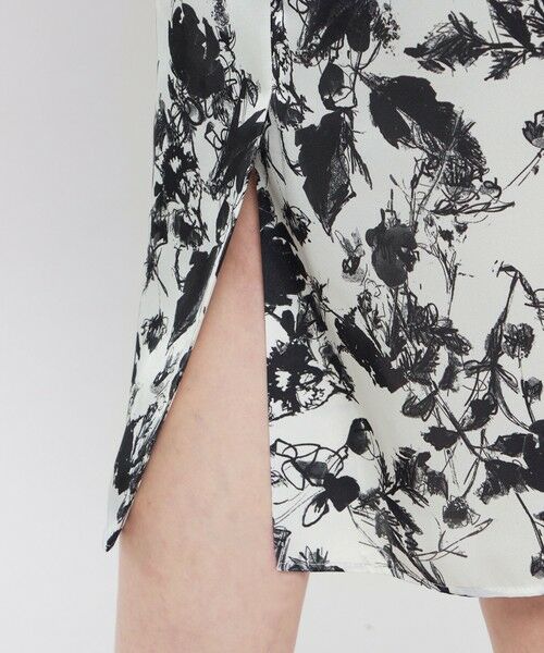 EPOCA / エポカ ロング・マキシ丈ワンピース | シャドウフラワープリント Iラインドレス | 詳細7