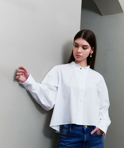 EPOCA / エポカ シャツ・ブラウス | スビンタイプライター ウィングカラーシャツ | 詳細1