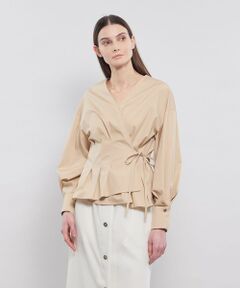 EPOCA THE SHOP プリーツ トップス EPOCA THE SHOP - EPOCA THE SHOP プリーツブラウス 長袖