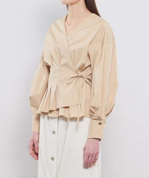 EPOCA / エポカ シャツ・ブラウス | スビンタイプライター カシュクールブラウス | 詳細6