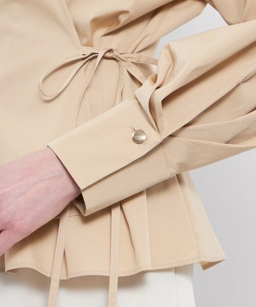 EPOCA / エポカ シャツ・ブラウス | スビンタイプライター カシュクールブラウス | 詳細8