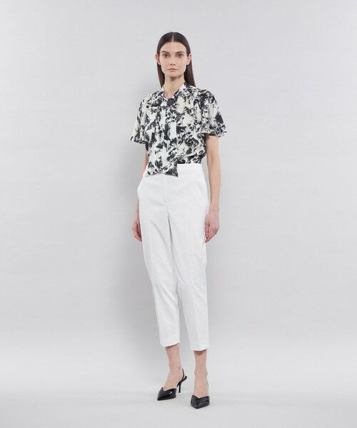 EPOCA / エポカ シャツ・ブラウス | シャドウフラワープリント ボウタイブラウス | 詳細5