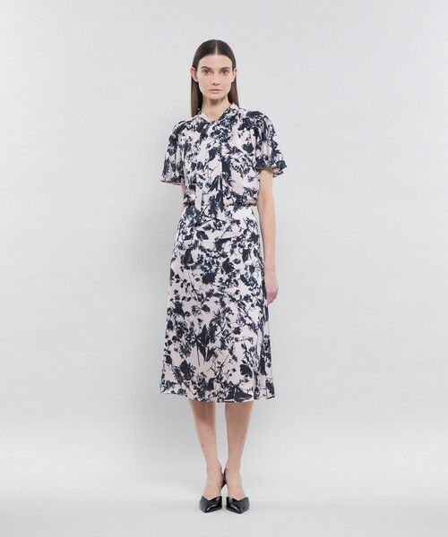 EPOCA / エポカ シャツ・ブラウス | シャドウフラワープリント ボウタイブラウス | 詳細6