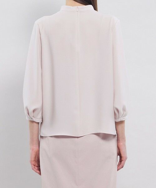 EPOCA / エポカ シャツ・ブラウス | ストレッチバックサテン スタンドカラーブラウス | 詳細7