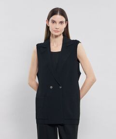 EPOCA / エポカ ニット・セーター | ツイルライクニットジレ