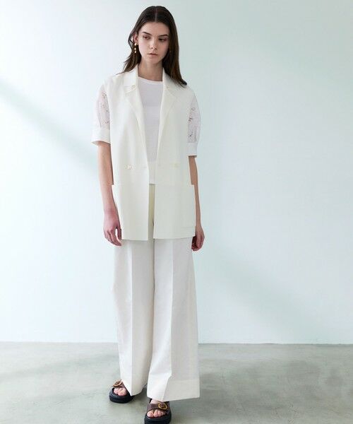 EPOCA / エポカ ニット・セーター | ツイルライクニットジレ | 詳細1