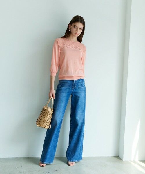 EPOCA / エポカ ニット・セーター | メッシュコンビニットプルオーバー | 詳細3