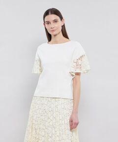 EPOCA / エポカ ニット・セーター | チューリップレースコンビ ニットプルオーバー