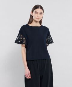 EPOCA / エポカ ニット・セーター | チューリップレースコンビ ニットプルオーバー