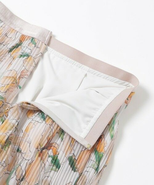 EPOCA / エポカ ロング・マキシ丈スカート | ウォーターカラーフラワープリント プリーツスカート | 詳細8