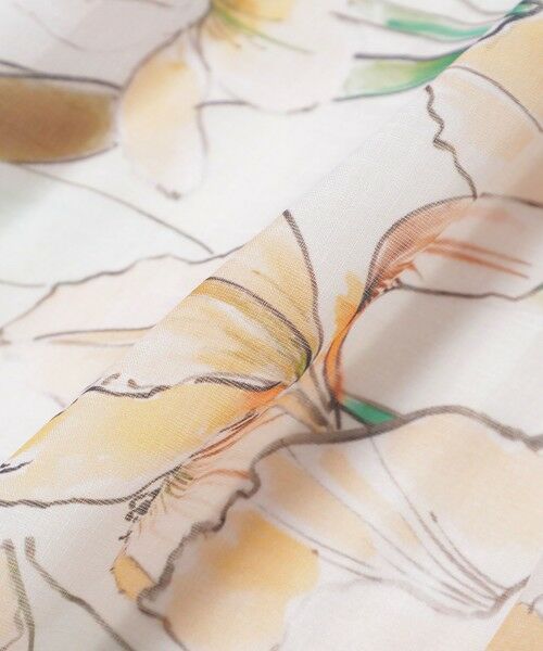 EPOCA / エポカ ロング・マキシ丈スカート | ウォーターカラーフラワープリント プリーツスカート | 詳細9