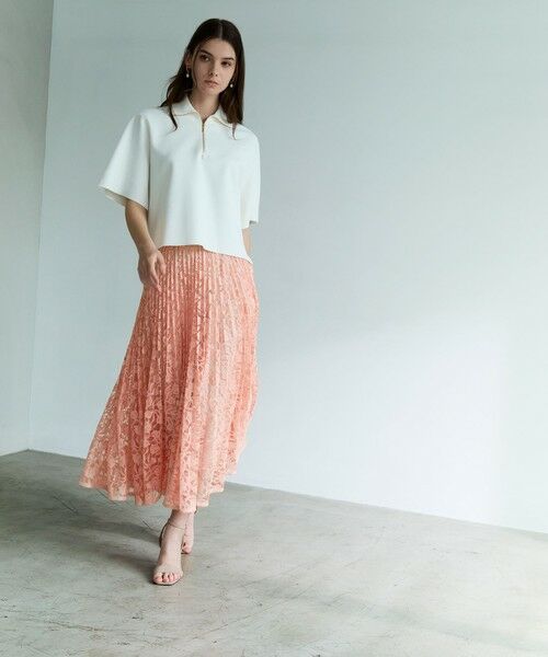 EPOCA / エポカ ロング・マキシ丈スカート | チューリップレース プリーツスカート | 詳細1