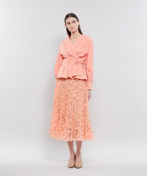 EPOCA / エポカ ロング・マキシ丈スカート | チューリップレース プリーツスカート | 詳細4