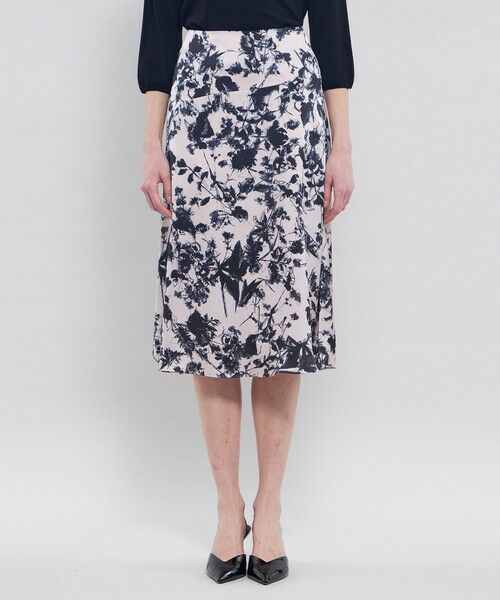 EPOCA / エポカ ロング・マキシ丈スカート | シャドウフラワープリント フレアスカート | 詳細7