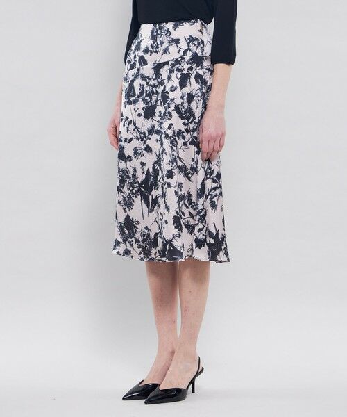 EPOCA / エポカ ロング・マキシ丈スカート | シャドウフラワープリント フレアスカート | 詳細8