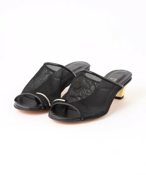 EPOCA/エポカ 【HENRI EN VARGO】メッシュサンダル《WEB&EPOCA THE SHOP店舗限定》 ブラック1 36 EPOCA/エポカ 【HENRI EN VARGO】メッシュサンダル《WEB&EPOCA THE SHOP店舗限定》 ブラック1 36
