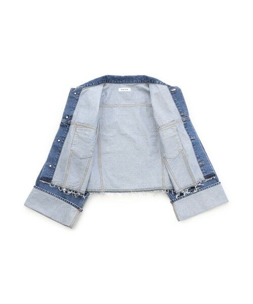 EPOCA / エポカ ノーカラージャケット | 【SACRA】デニムジャケット《WEB＆EPOCA THE SHOP店舗限定》 | 詳細6