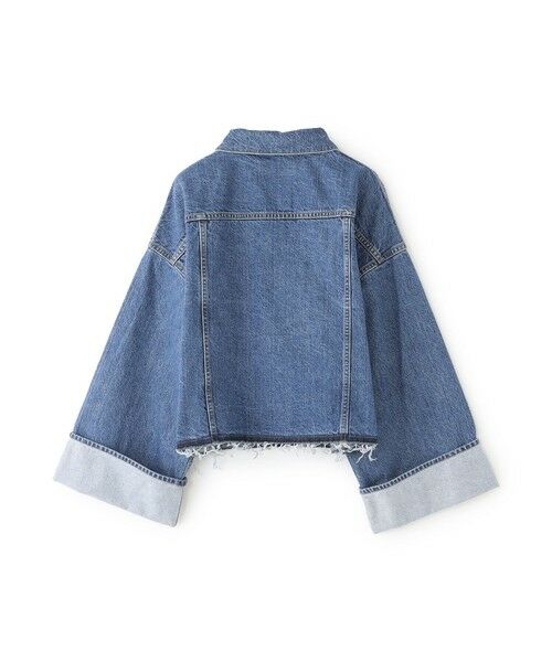 EPOCA / エポカ ノーカラージャケット | 【SACRA】デニムジャケット《WEB＆EPOCA THE SHOP店舗限定》 | 詳細1
