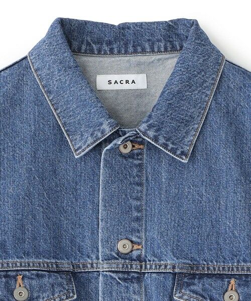 EPOCA / エポカ ノーカラージャケット | 【SACRA】デニムジャケット《WEB＆EPOCA THE SHOP店舗限定》 | 詳細2